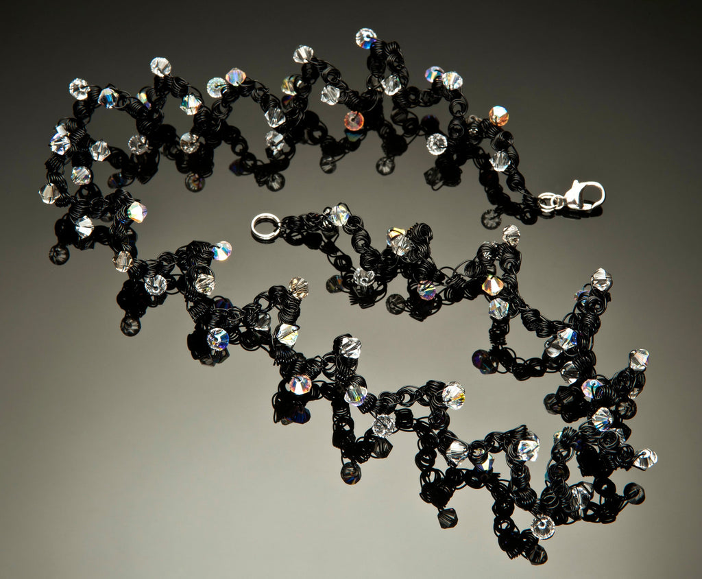 Athena Chain Necklace (black)